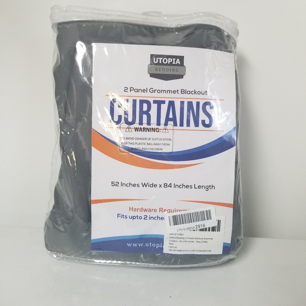 Utopia 2 Panel black out curtain